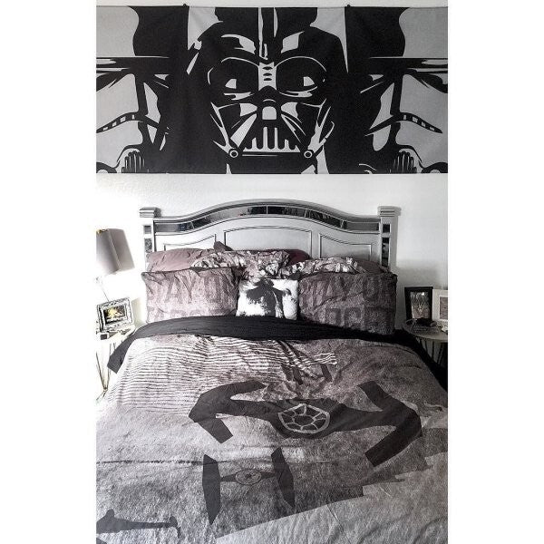 Pottery Barn Star wars Space Disney Duvet +Pillow Sham Holiday planet school boy