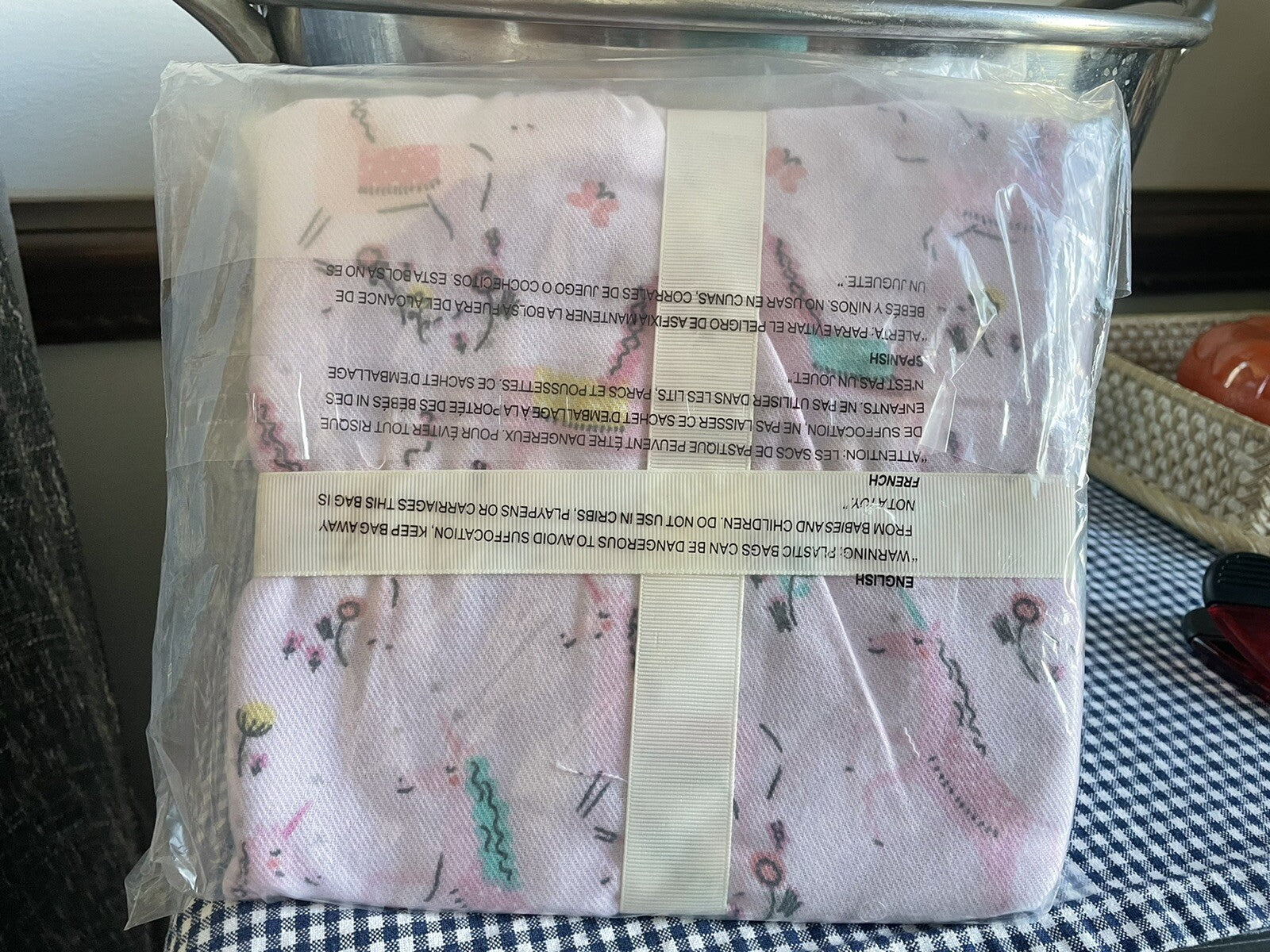 Disney Pottery Barn holiday Girl Night gown Unicorn horse Pajama sleep pj 3T m