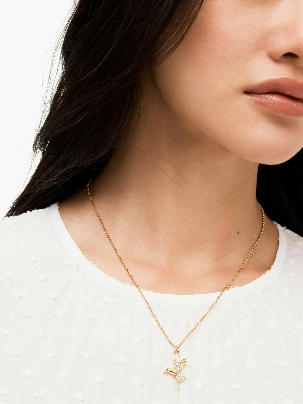 Kate Spade Disney necklace chain pendant holiday birthday wedding gift gold ]