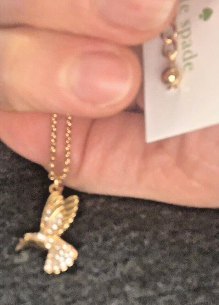 Kate Spade Disney necklace chain pendant holiday birthday wedding gift gold ]