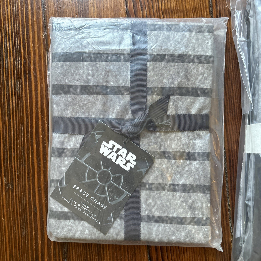 Pottery Barn Star wars Space Disney Duvet +Pillow Sham Holiday planet school boy