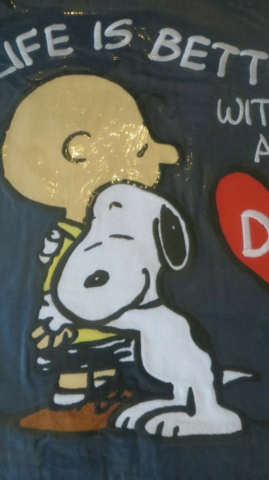 Pottery barn Snoopy school pillow Sham Holiday Gift party Disney kid dog heart a