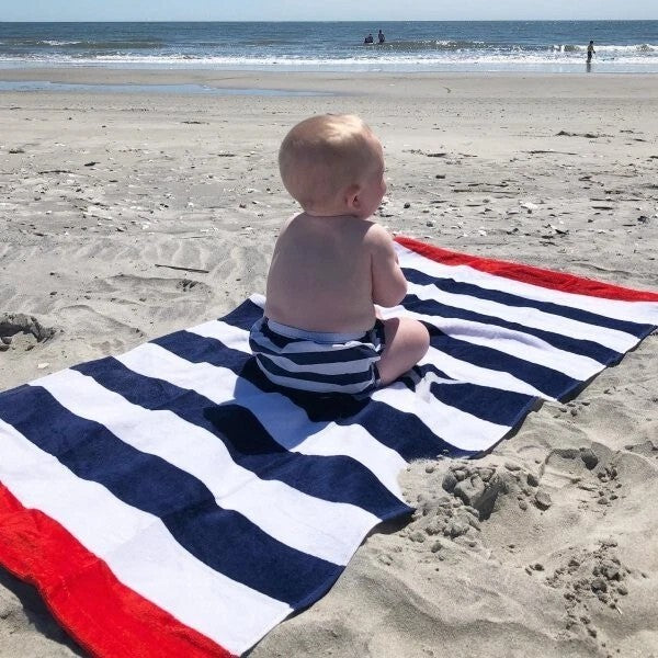 Pottery Barn bath pool towel shark fish beach baby school travel birthday gift