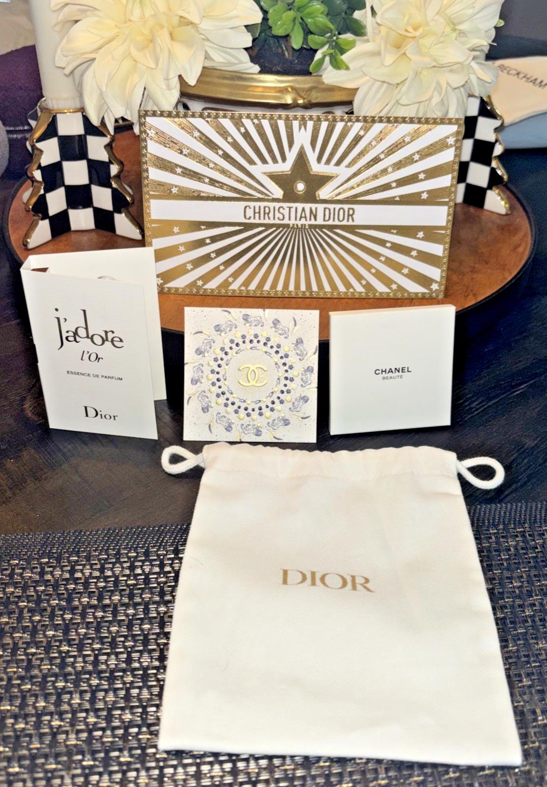 Chanel DIOR J'ADORE Perfume Bag Limited Edition holiday gift wedding Gold Card