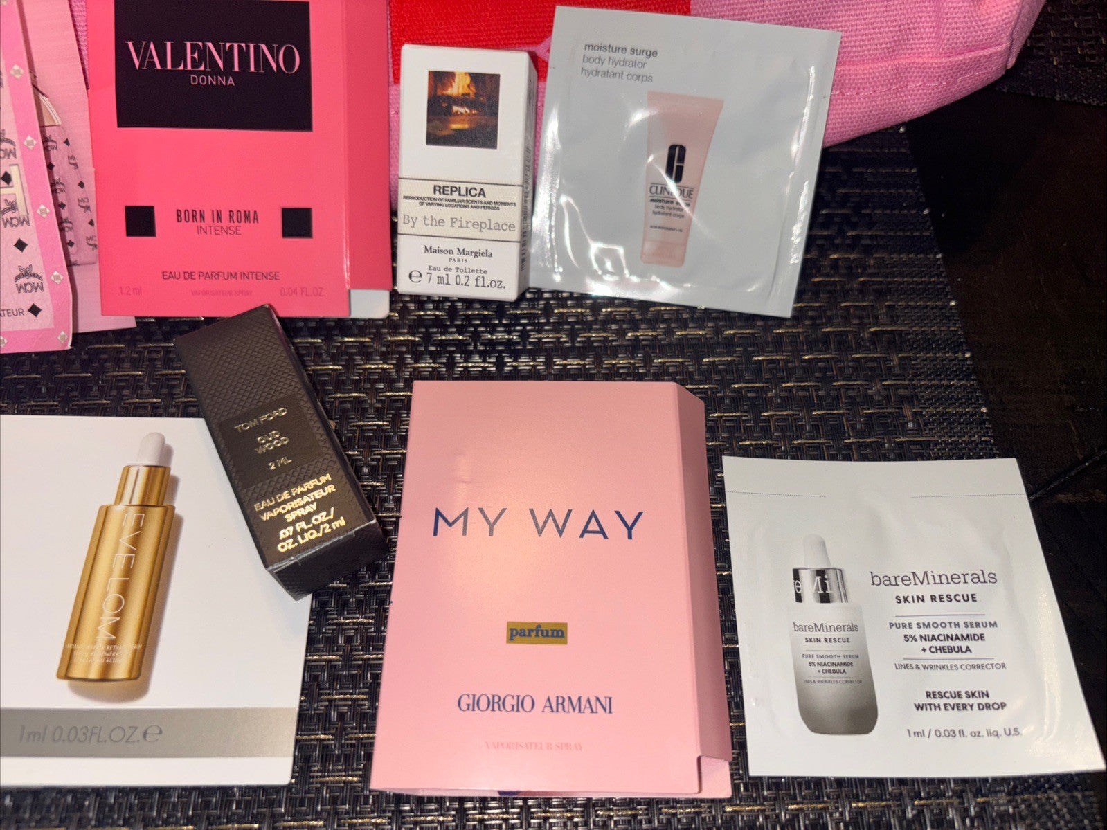 Armani La Mer Valentino Tom Ford beauty bag holiday gift Set Travel Girl ?? $295