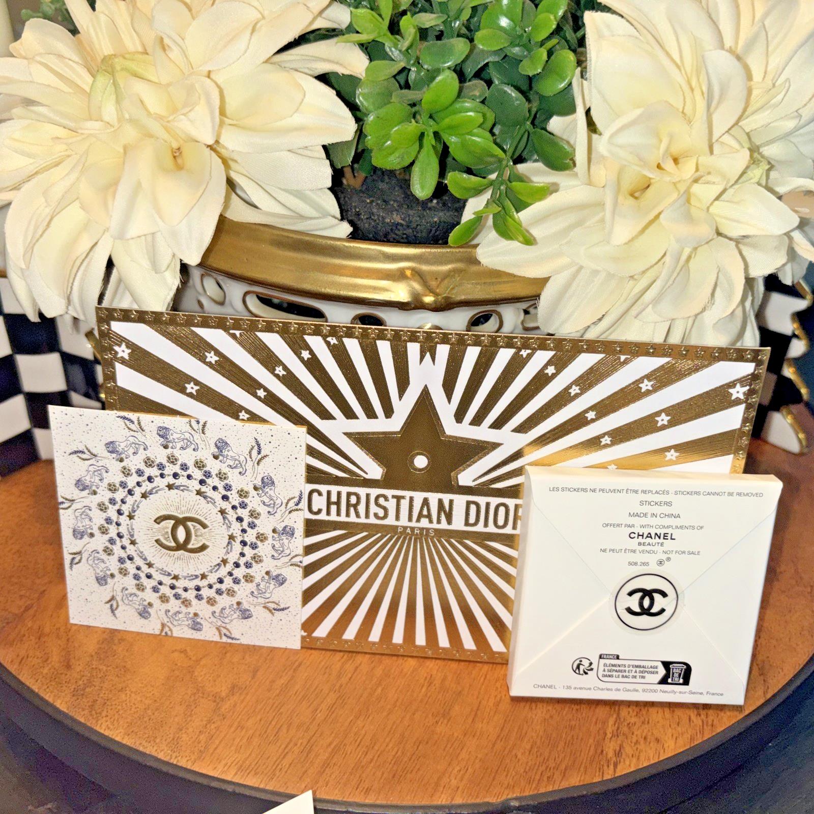 Chanel DIOR J'ADORE Perfume Bag Limited Edition holiday gift wedding Gold Card