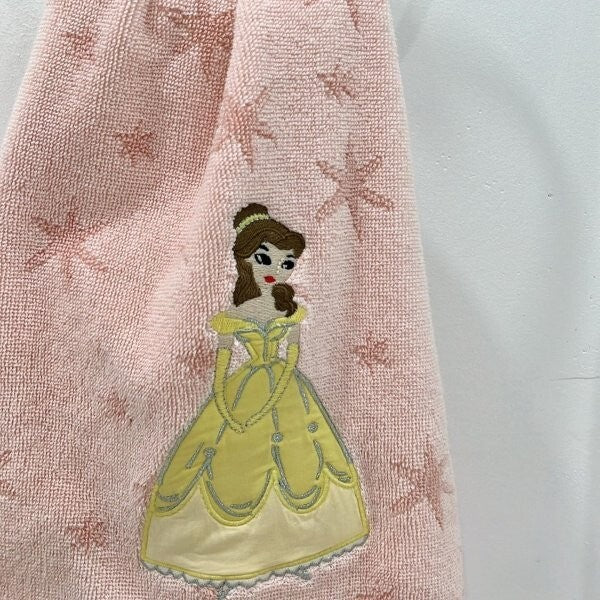 Disney Pottery barn Princess Belle towel hand bath holiday party gift school m