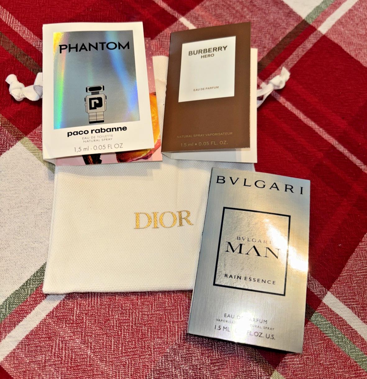 Parfum Men Burberry Bvlgari Fragrance Phantom + VIP Bag+?? Holiday gift set 3 m