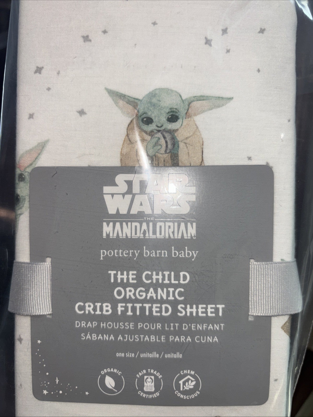 Disney Pottery barn STAR WARS Crib Toddler SHEET baby Picture Holiday gift boy