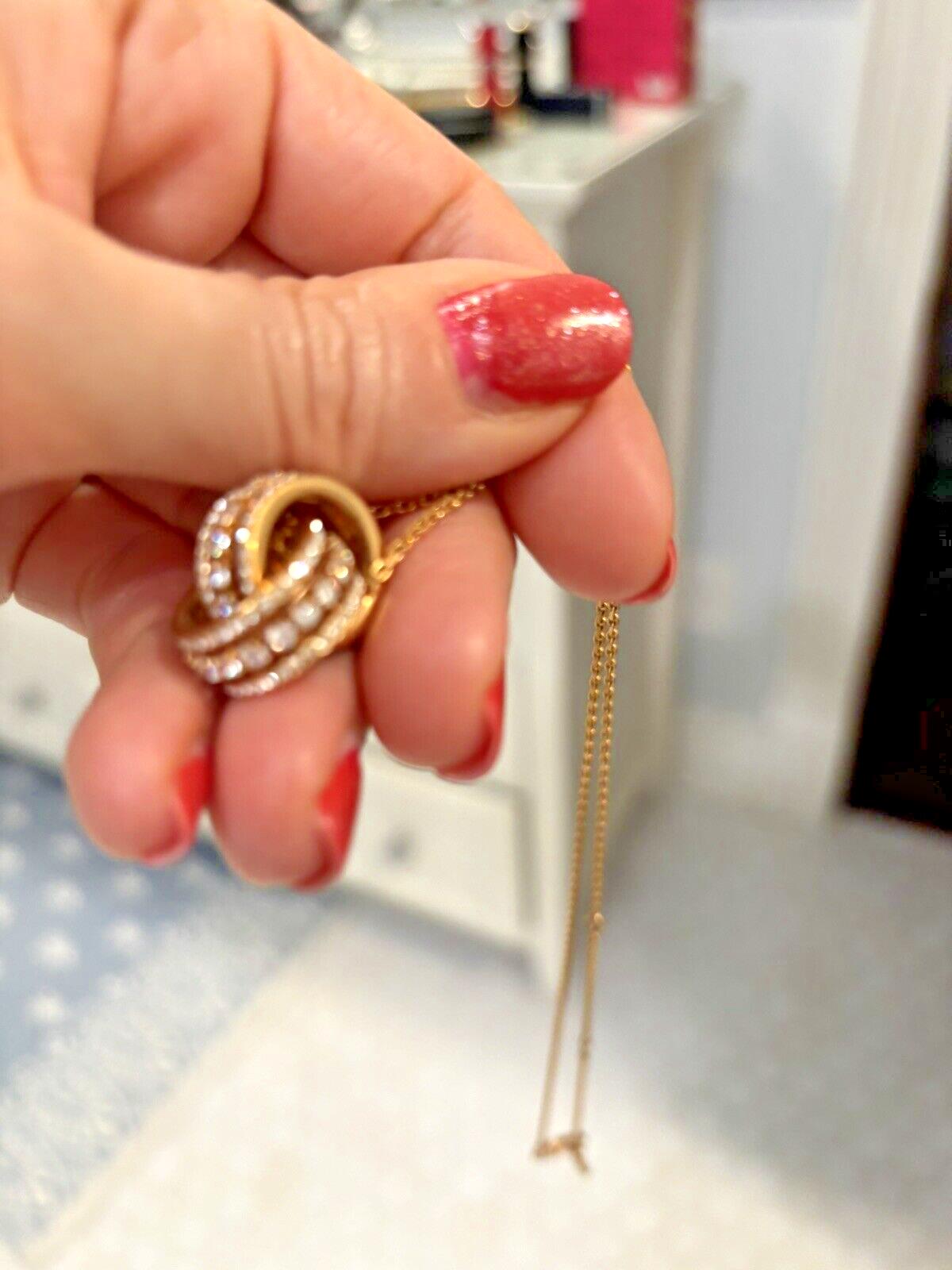 Swarovski Necklace Jewelry bracelet Christmas GIFT gold silver holiday $300 \