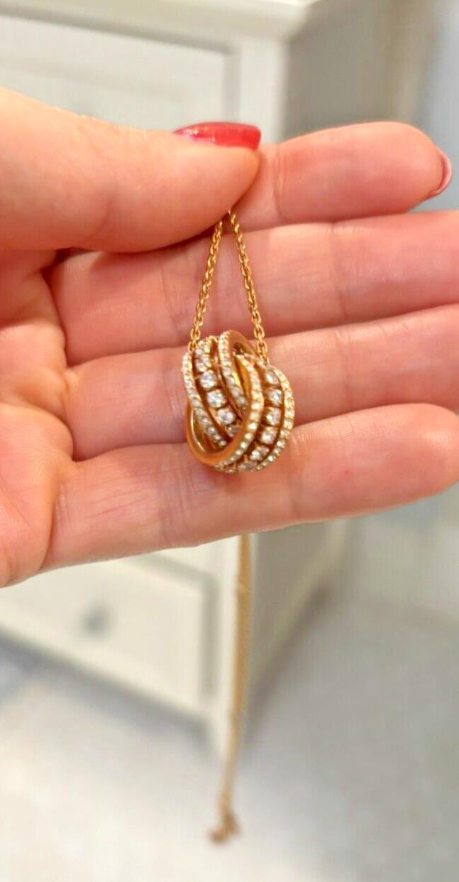 Swarovski Necklace Jewelry bracelet Christmas GIFT gold silver holiday $300 \