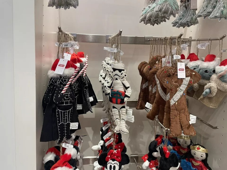 pottery barn holiday Star wars ornament Christmas gift party disney grogu solo n