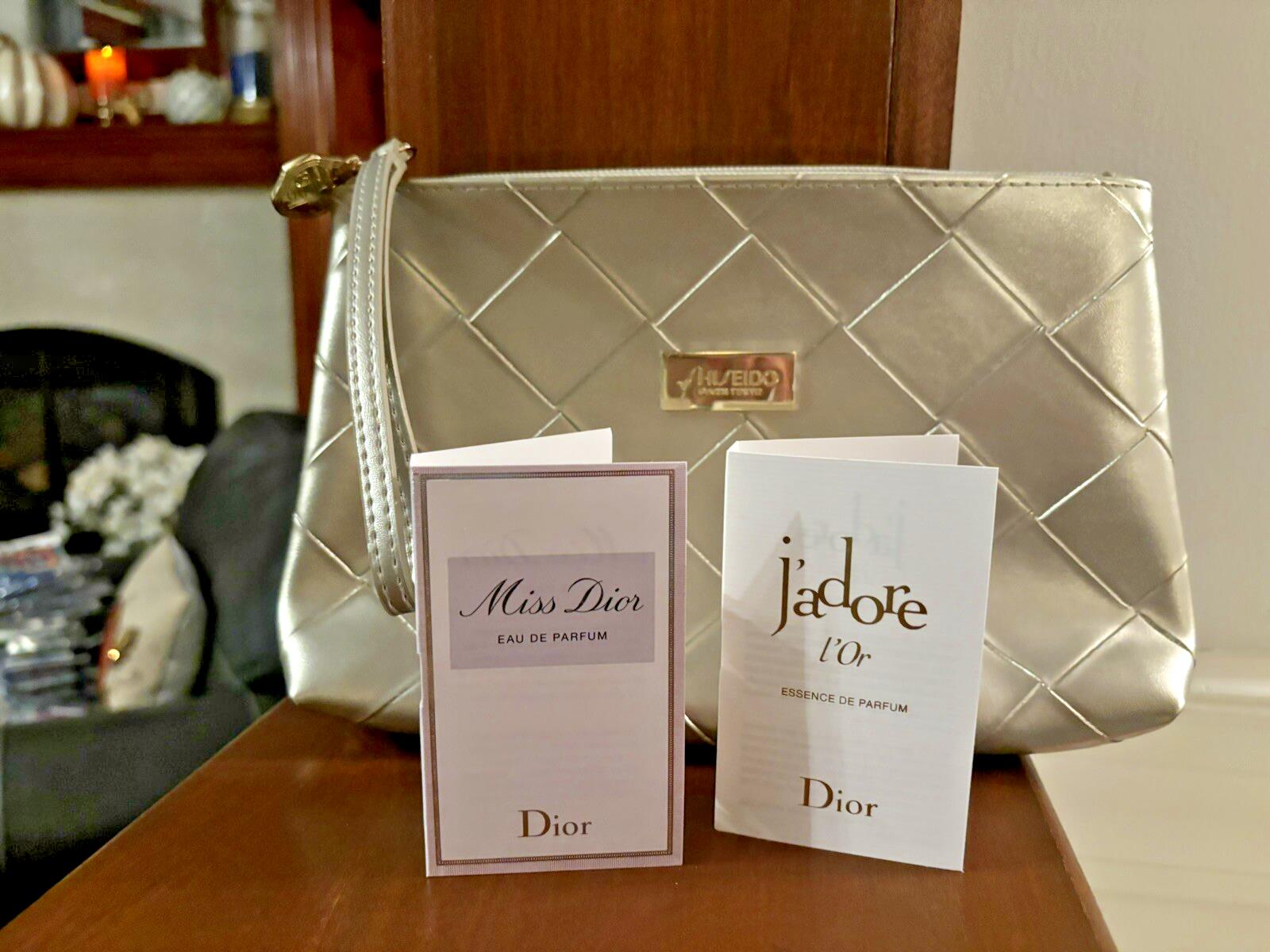 Perfume Set Clutch Bag Holiday Gift Gold birthday party teen velvet mom school n