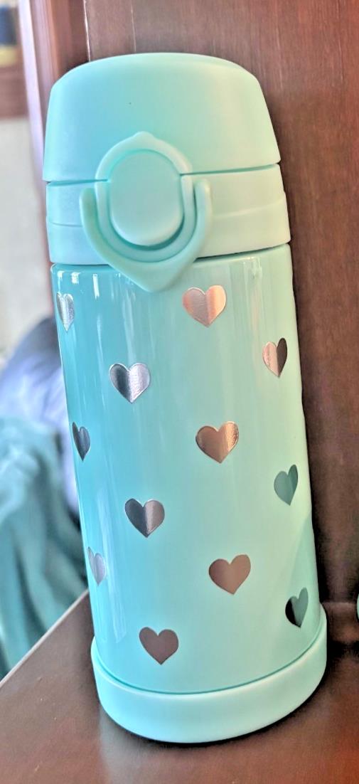 Pottery Barn school Disney Glitter Frozen LUNCH WATER girl heart Travel Bag ?? n