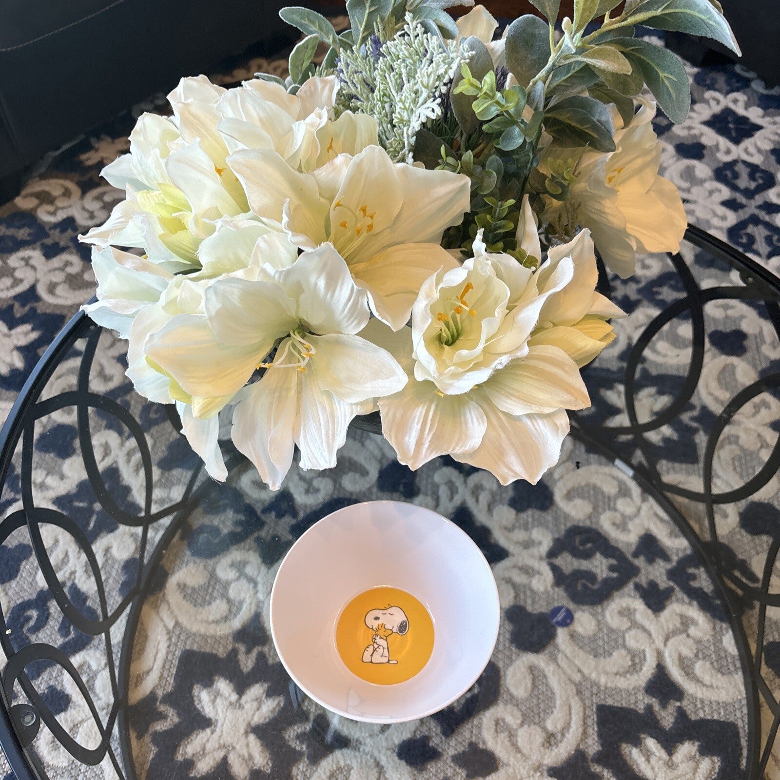 Disney Snoopy Pottery Barn peanuts holiday gift school kid party SET 4 n