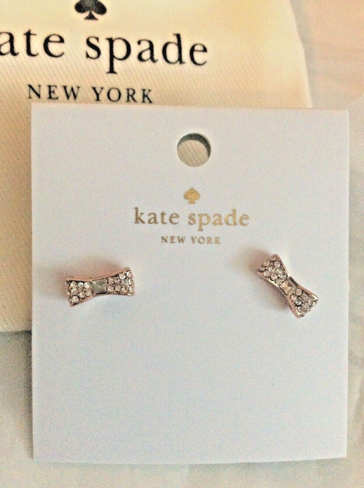 Kate Spade Earrings Disney Gold BOW Holiday gift teen school Birthday girl ??  1