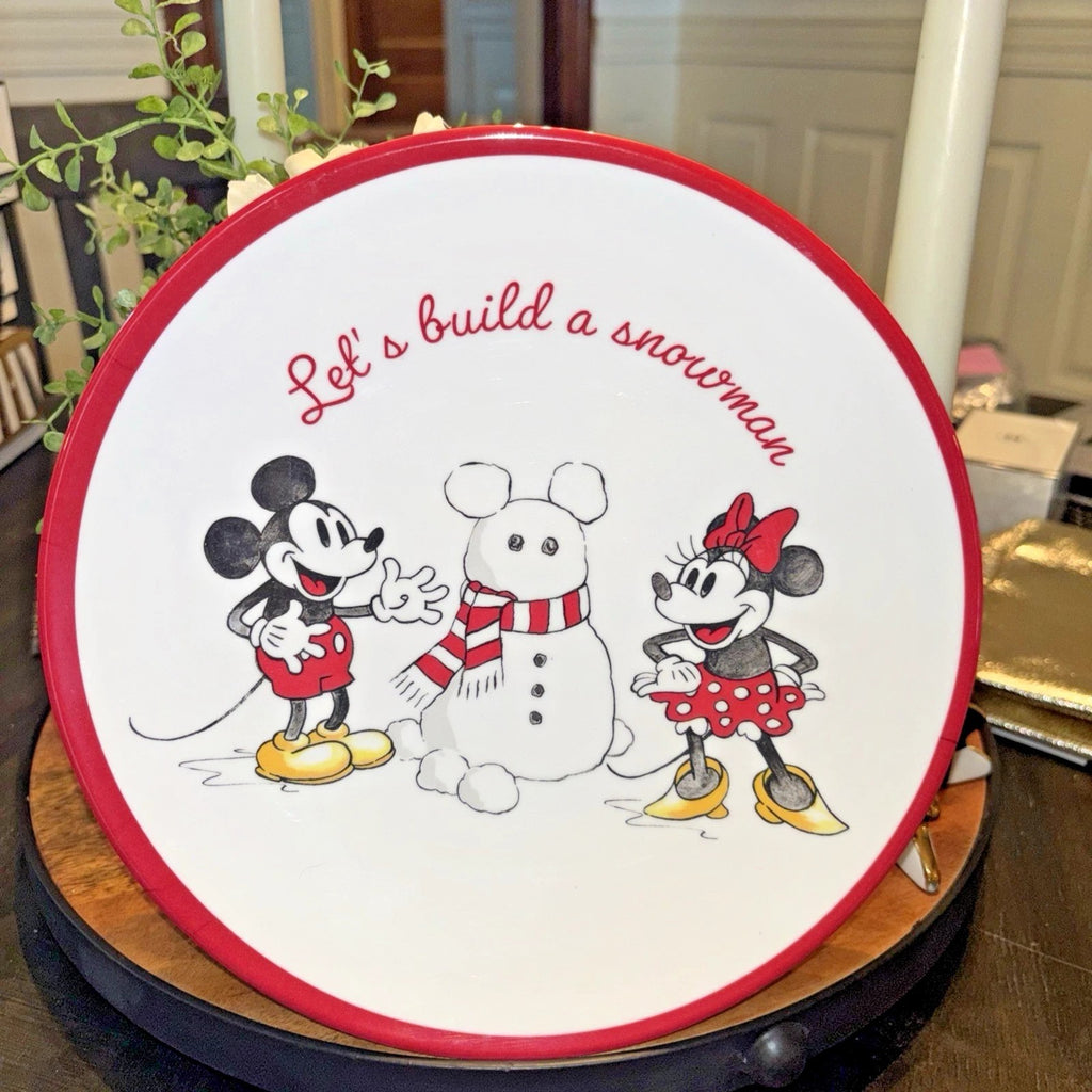 Pottery Barn DINNER SET holiday Mickey Mouse party school Disney Plate gift Kid