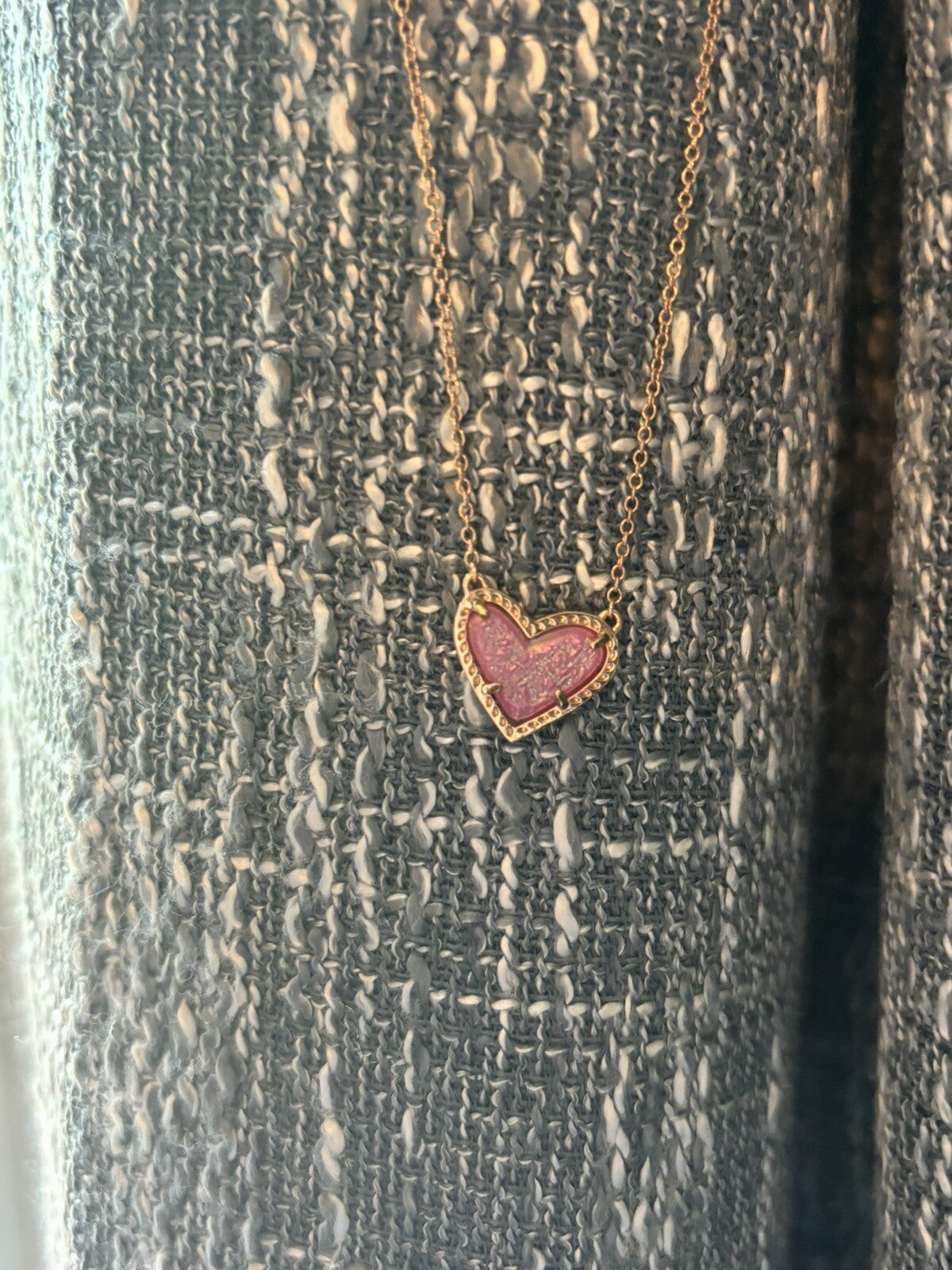 Kate Spade Kendra Scott SET 4 Necklace flower station heart mom GIFT teen gold .