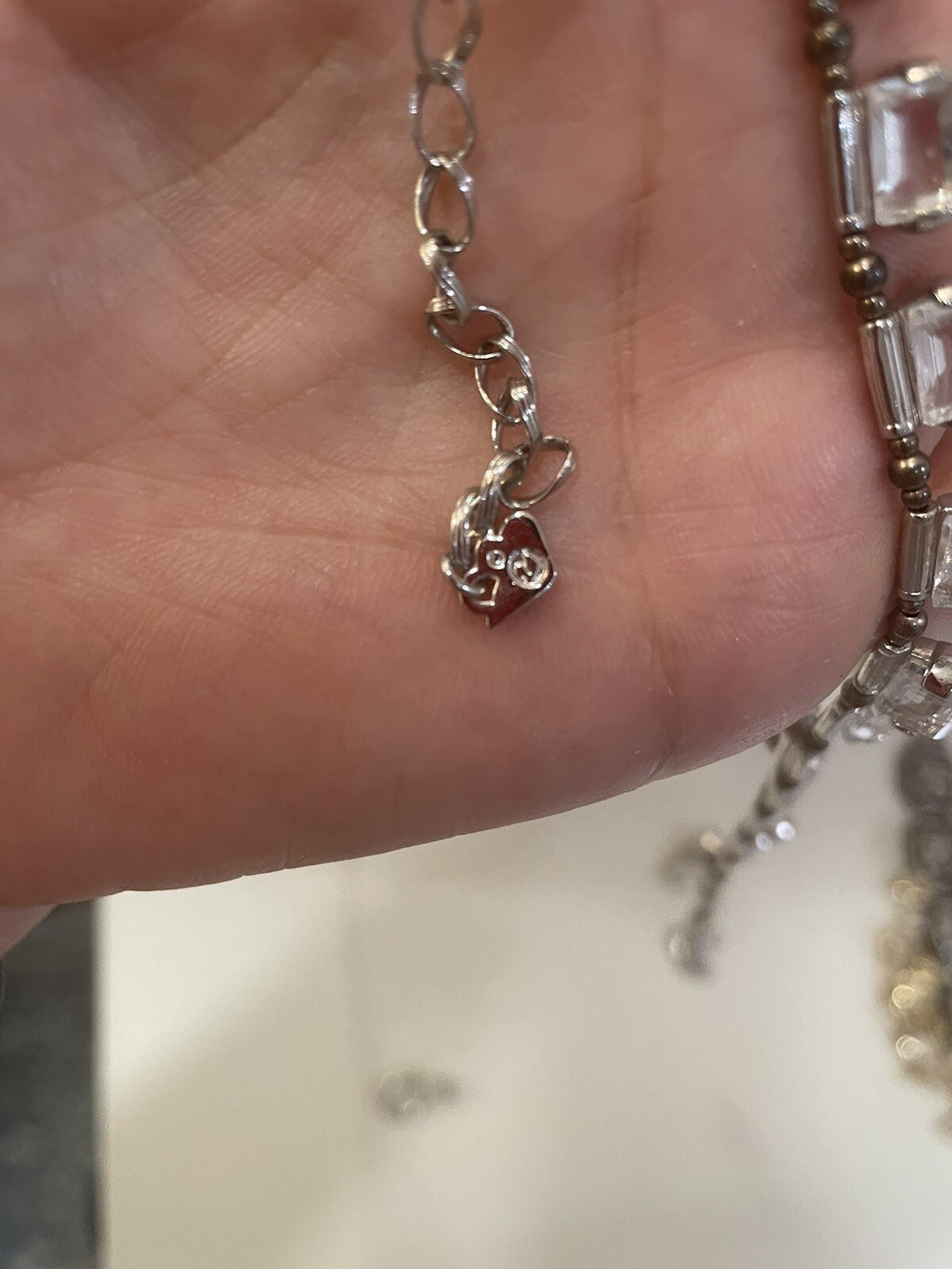 Swarovski set vintage necklace wedding +earrings holiday gift party bride girl .