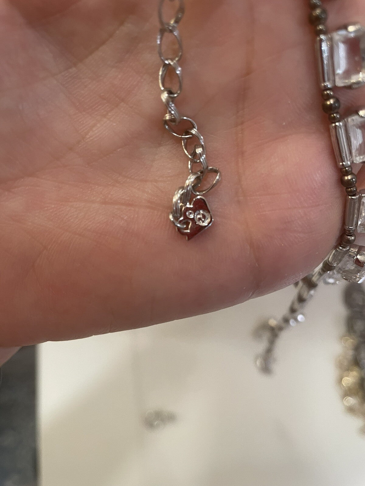 Swarovski set vintage necklace wedding +earrings holiday gift party bride girl .