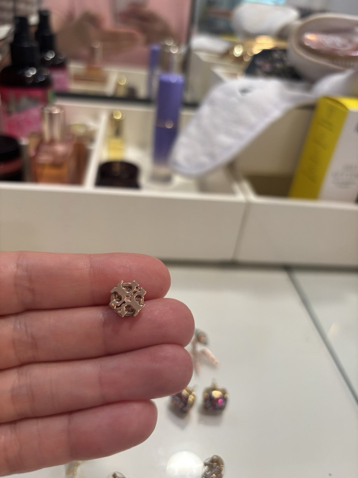 Kate Spade Kendra Scott TORY BURCH EARRING SET GIFT teen gold hoop rose girl .