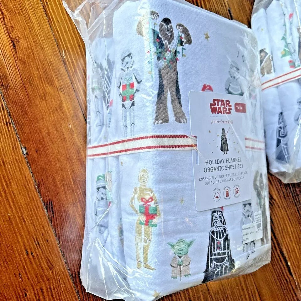 Pottery Barn STAR WARS Sheet set Holiday Snoopy Christmas Superhero Solo Grogu {