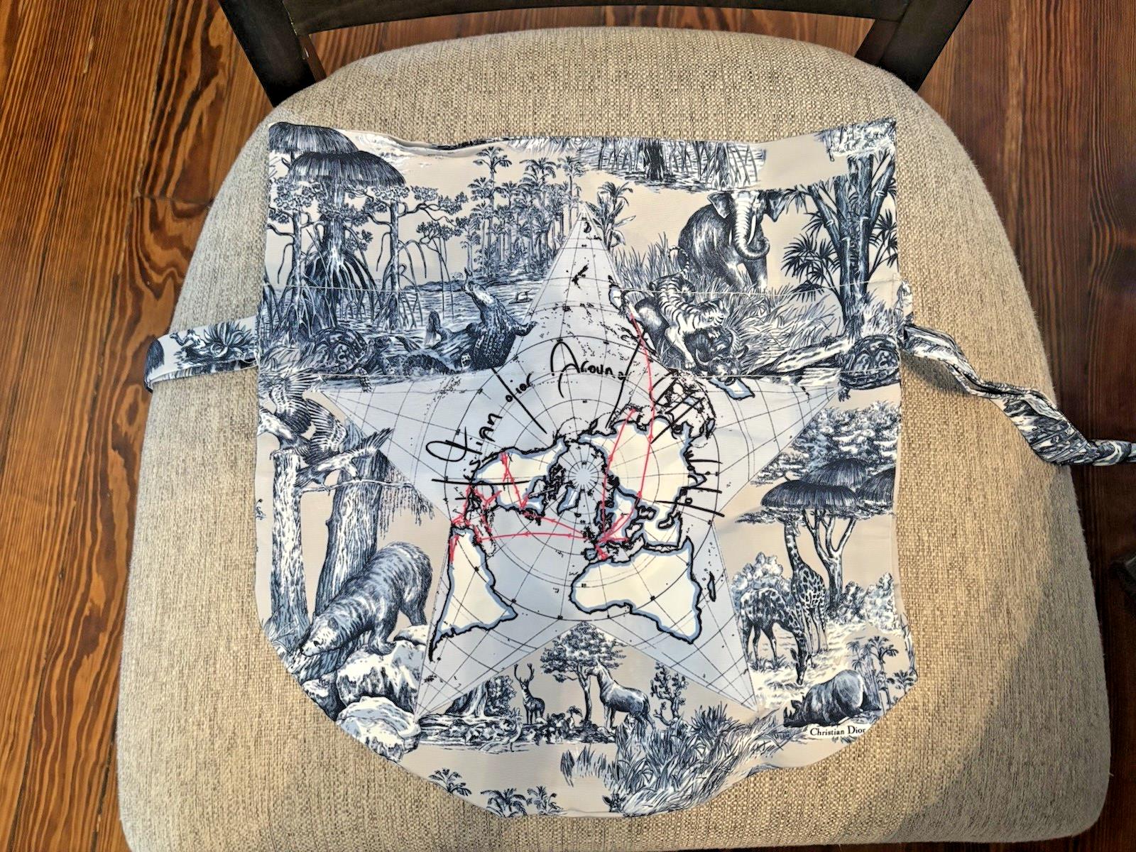 Dior Gift Set Gift Box Perfume Map world bag holiday birthday wedding travel kit