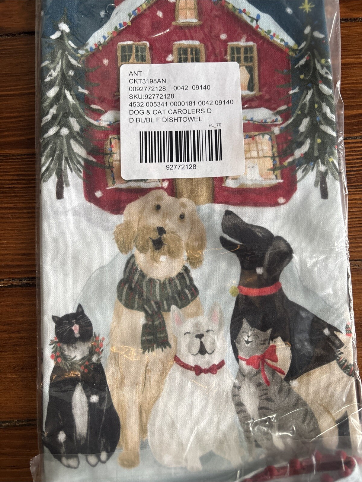 Anthropology holiday kitchen towel Dog birthday party gift guest disney bath .