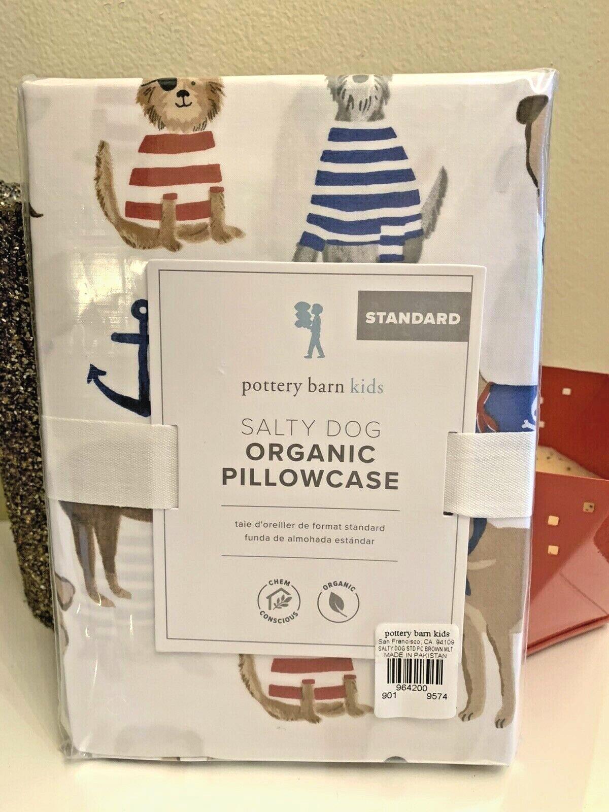 Pottery Barn Salty Dog costume Pirate Bones Halloween party Disney PILLOWCASE .