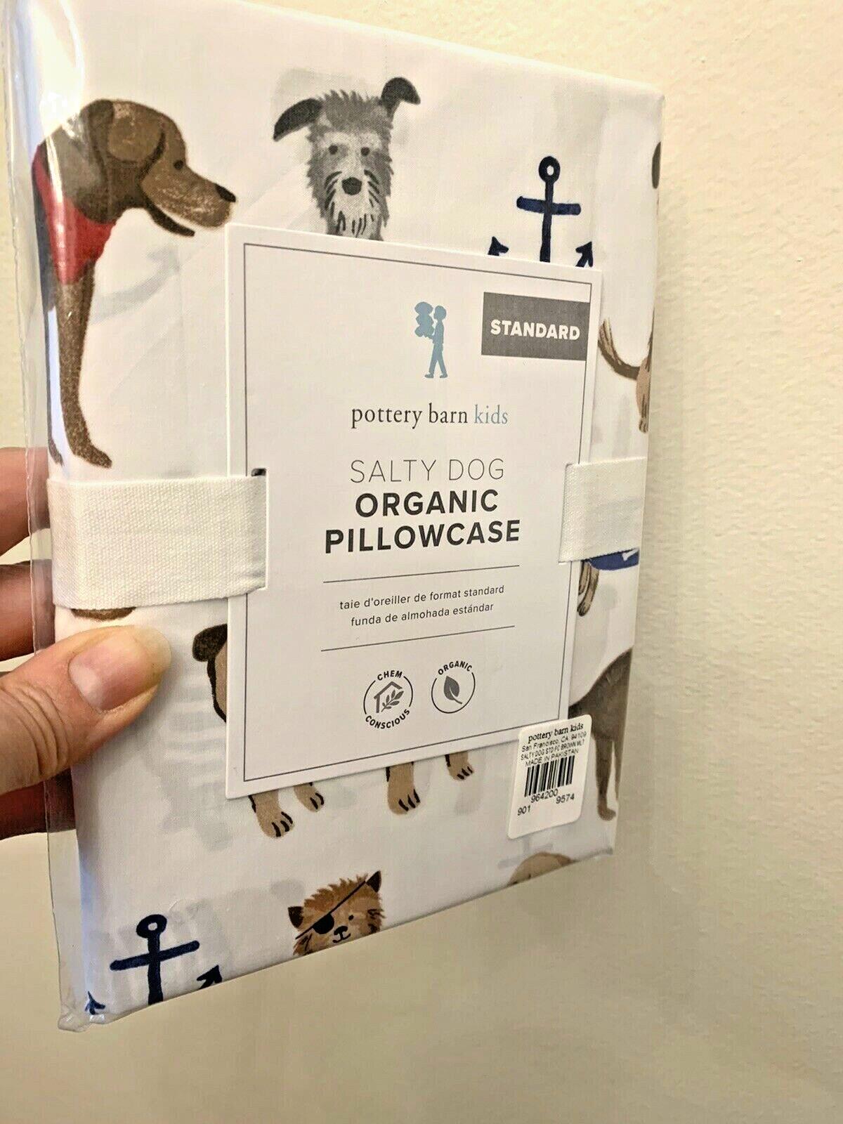 Pottery Barn Salty Dog costume Pirate Bones Halloween party Disney PILLOWCASE .