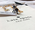 Kate Spade Necklace Disney holiday mom Dog gold puppy birthday gift party teen "