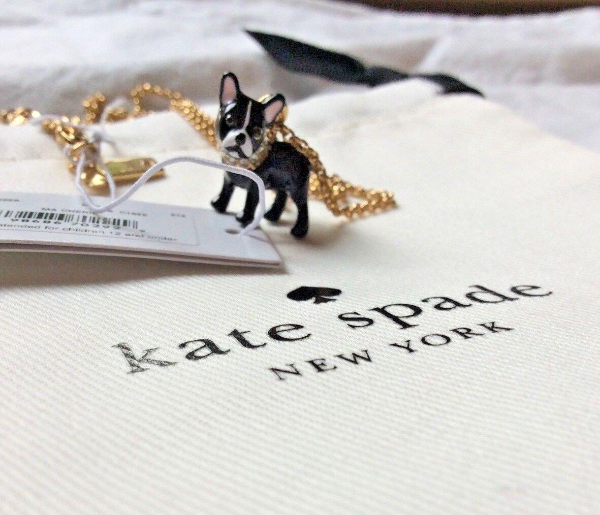 Kate Spade Necklace Disney holiday mom Dog gold puppy birthday gift party teen "