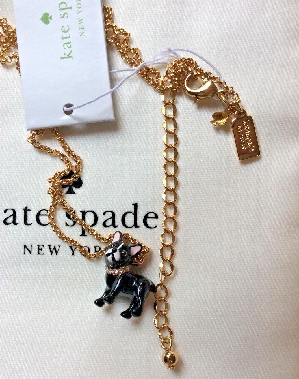 Kate Spade Necklace Disney holiday mom Dog gold puppy birthday gift party teen "
