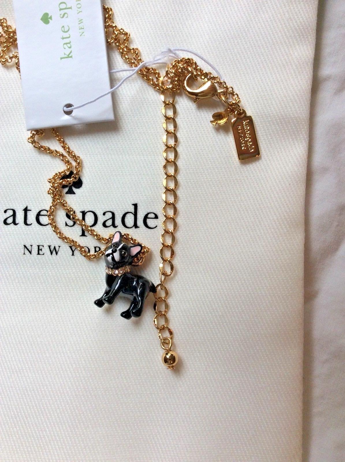 Kate Spade Necklace Disney holiday mom Dog gold puppy birthday gift party teen "
