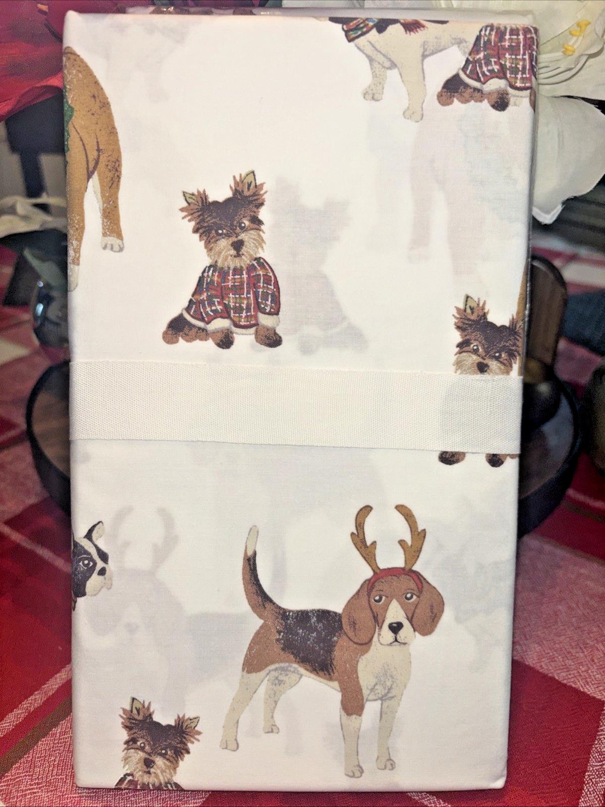 Pottery Barn holiday nutcracker Festive Pillowcase KING Christmas party SET 2