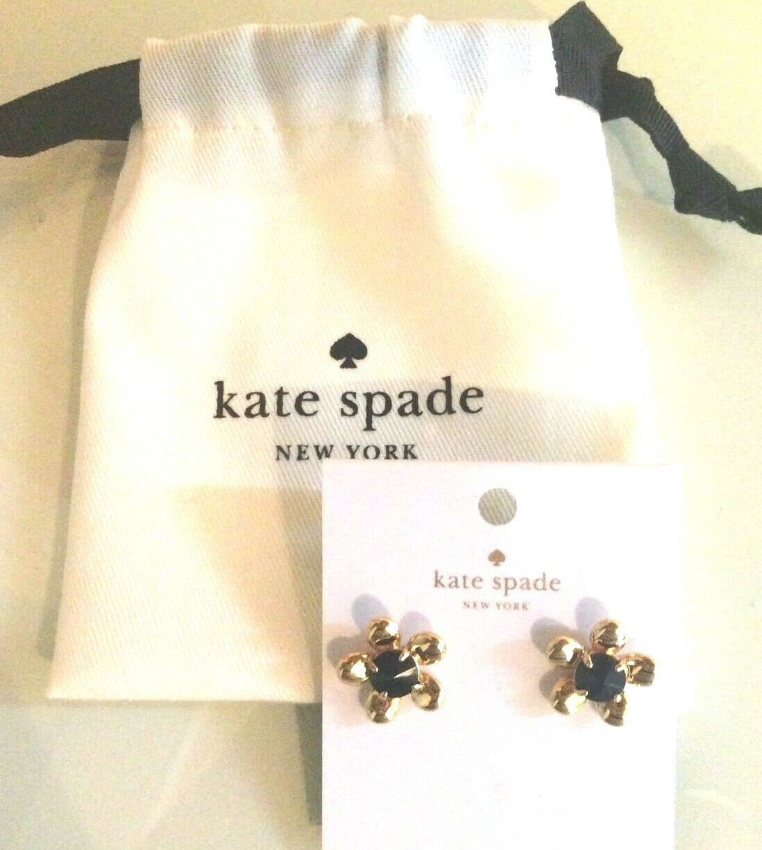 Kate Spade Gold Disney earrings + BAG jewelry gift holiday party Birthday ?? .