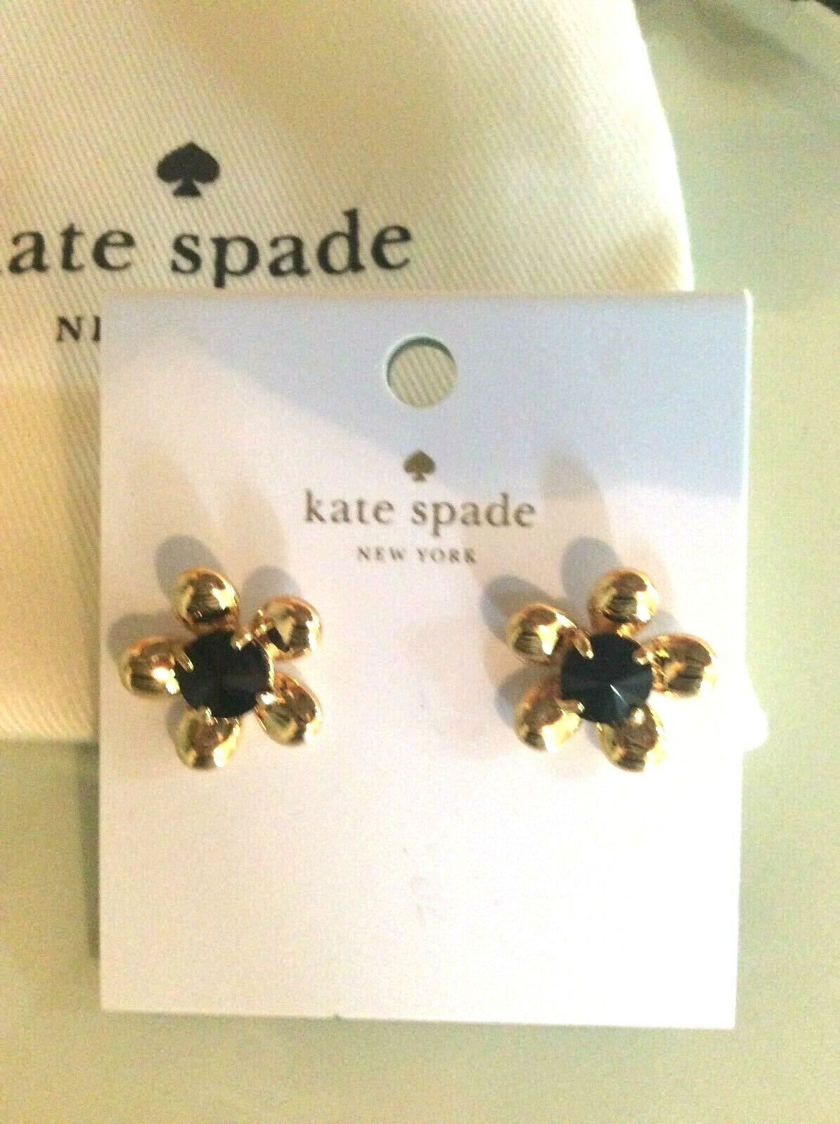 Kate Spade Gold Disney earrings + BAG jewelry gift holiday party Birthday ?? .