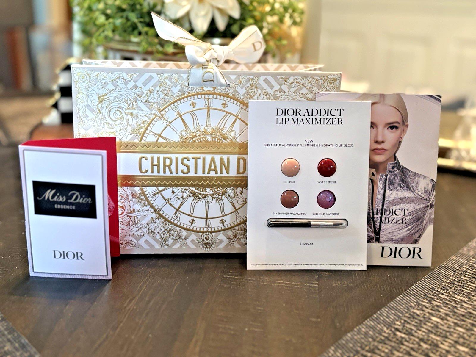 DIOR Vip holiday gift set wedding+Bag+Lip addict Perfume Birthday travel girl 1