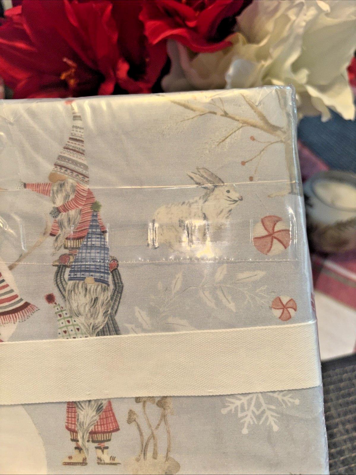 Pottery Barn holiday nutcracker Festive Pillowcase KING Christmas party SET 2.