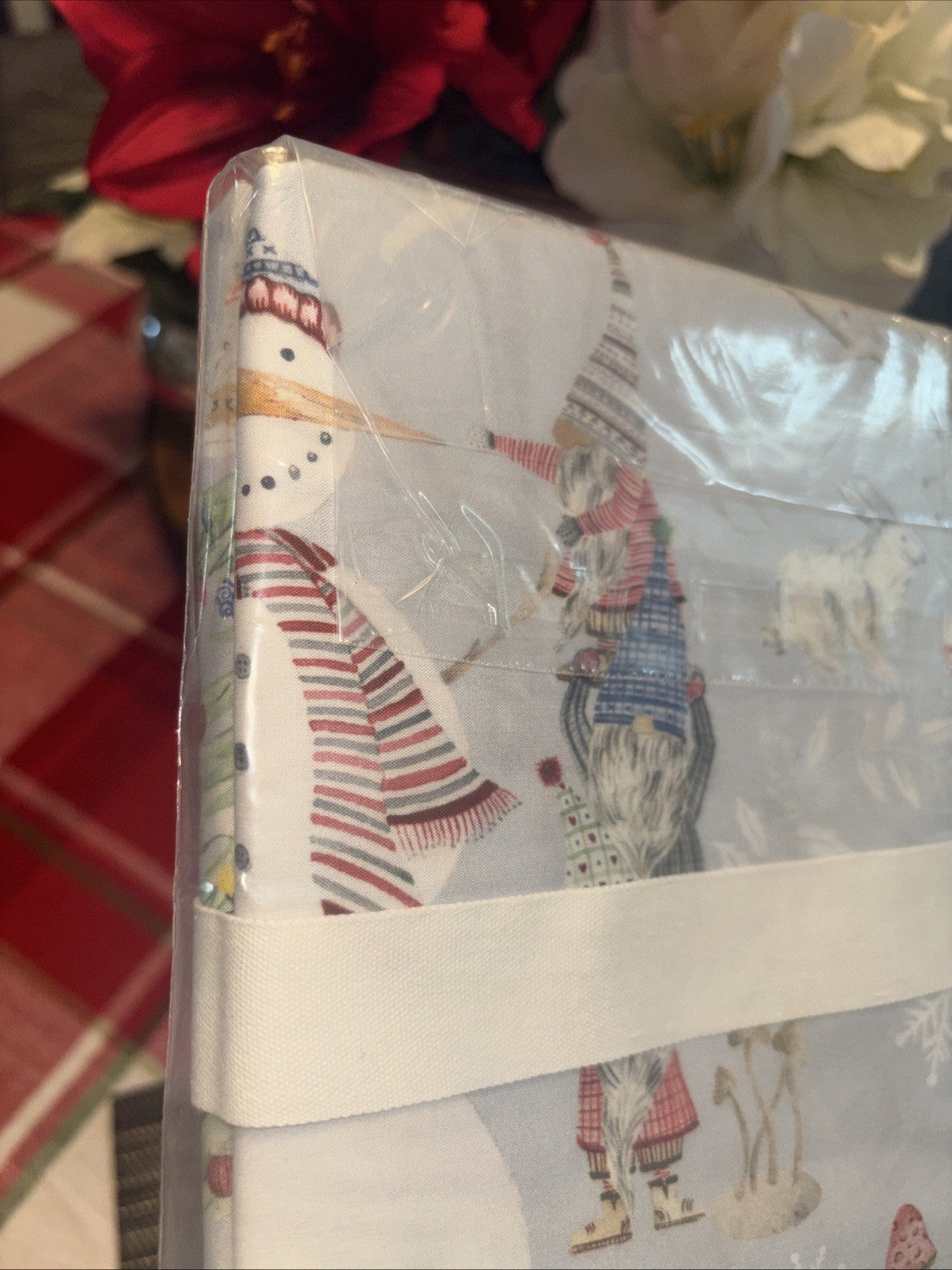 Pottery Barn holiday nutcracker Festive Pillowcase KING Christmas party SET 2.