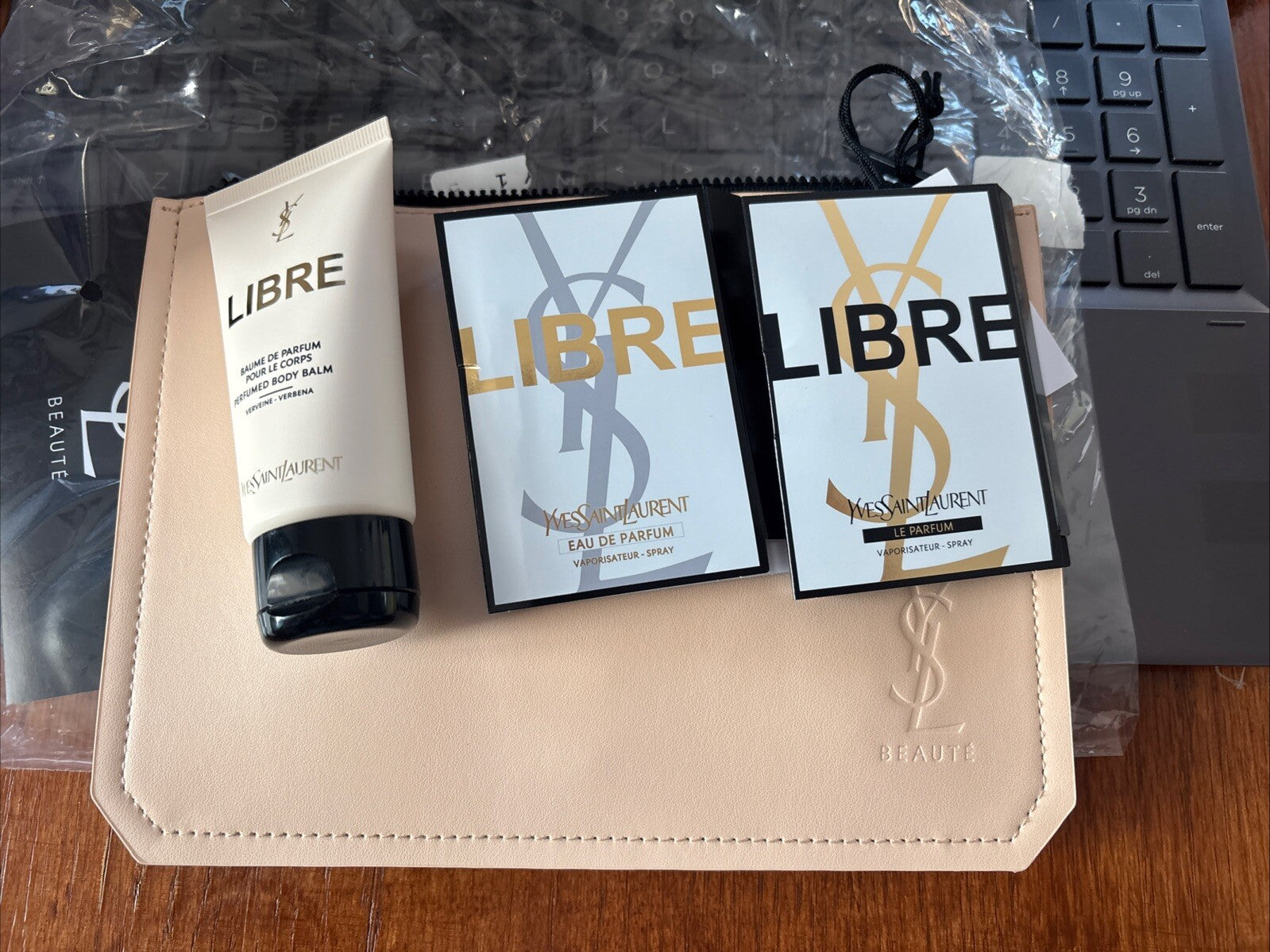 Ysl Perfume Set Clutch Bag Lotion Beauty Holiday Gift set birthday party teen k