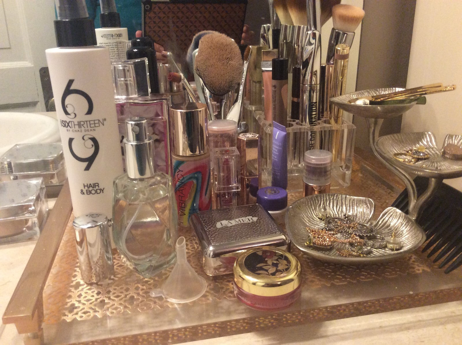 Glass Mist bottle Spray Face and Body travel refill beauty holiday wedding k