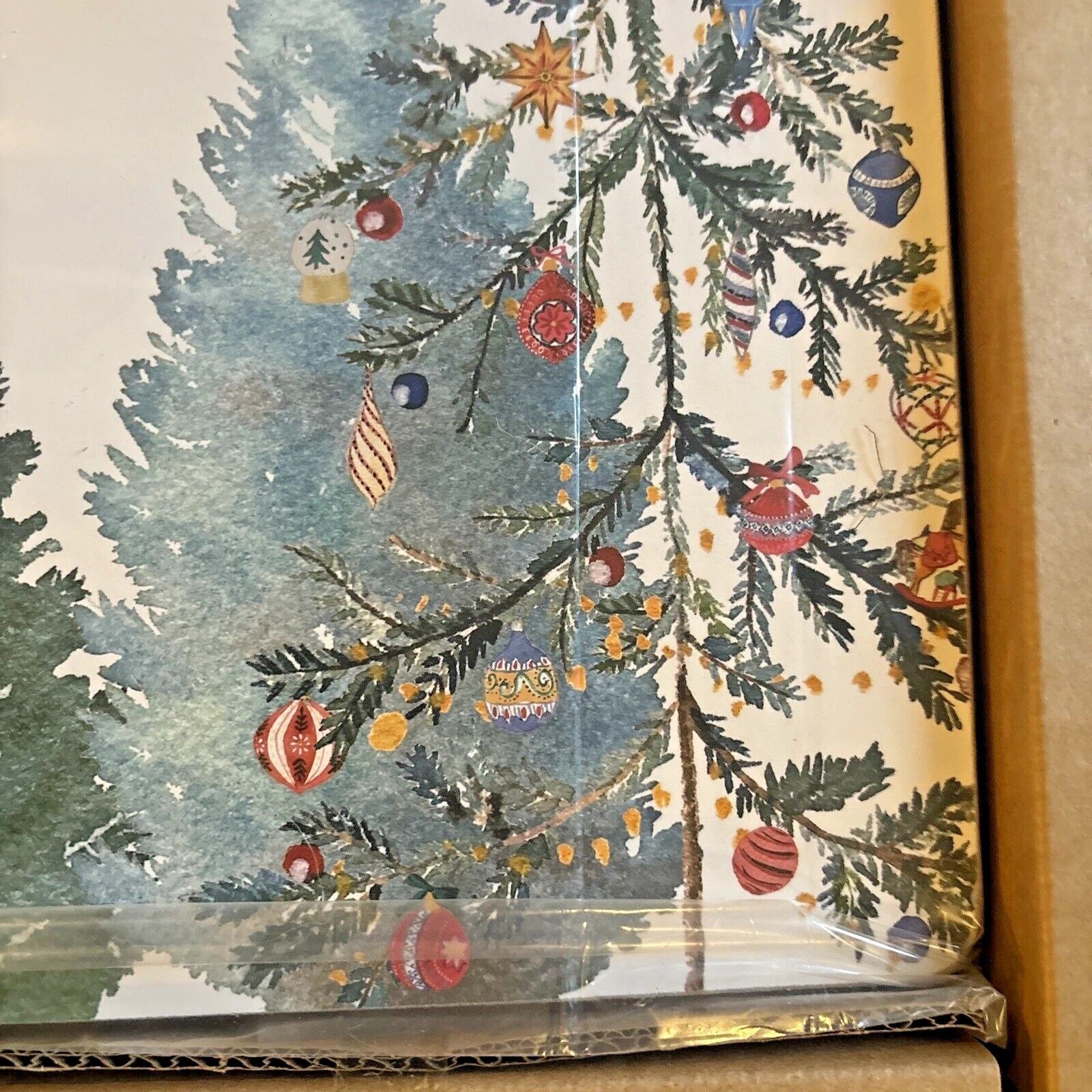 Pottery Barn holiday PLAID placemat Stewart Birthday Country party kid SET 4 NEW