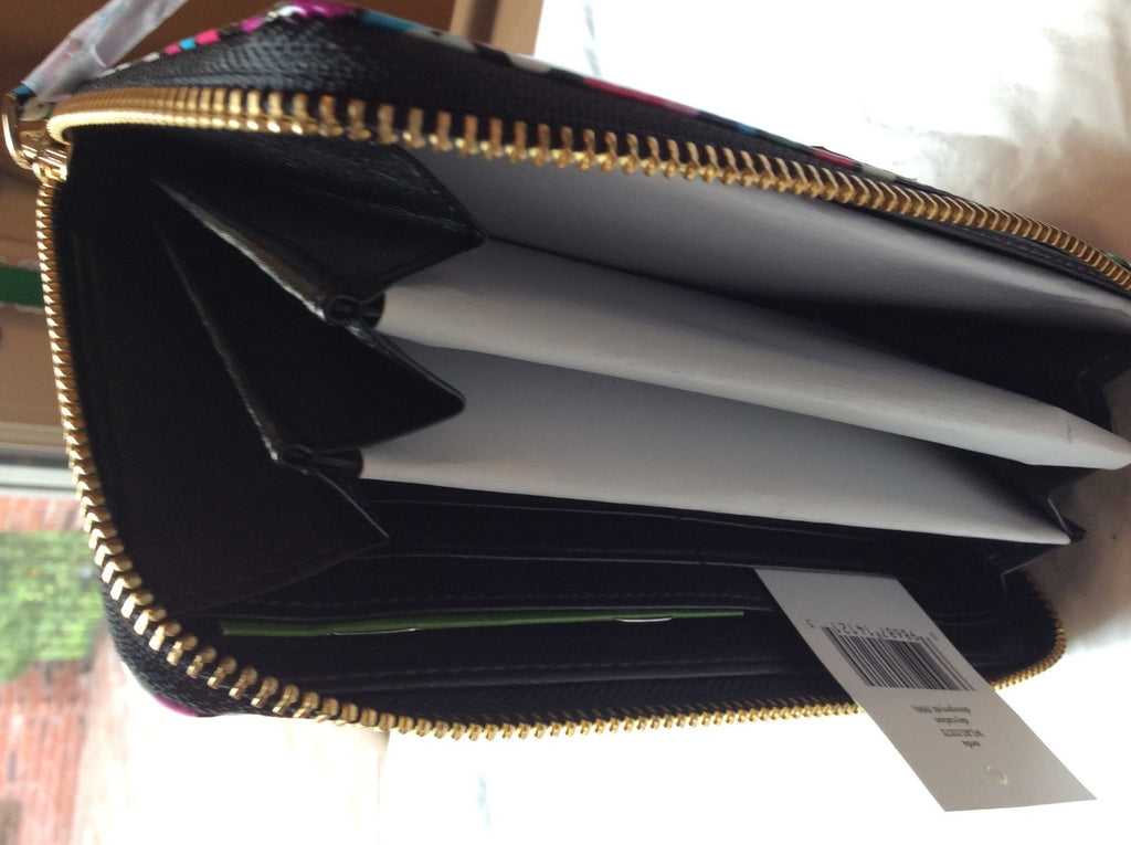 Kate Spade wallet holiday Disney PARTY DOT birthday teen travel Rainbow .