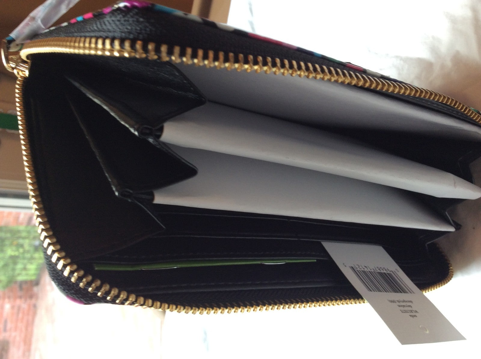 Kate Spade wallet holiday Disney PARTY DOT birthday teen travel Rainbow .