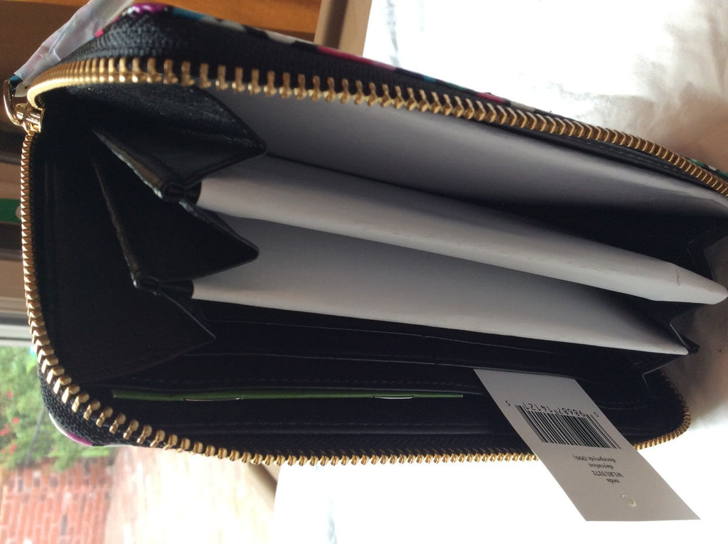 Kate Spade wallet holiday Disney PARTY DOT birthday teen travel Rainbow .