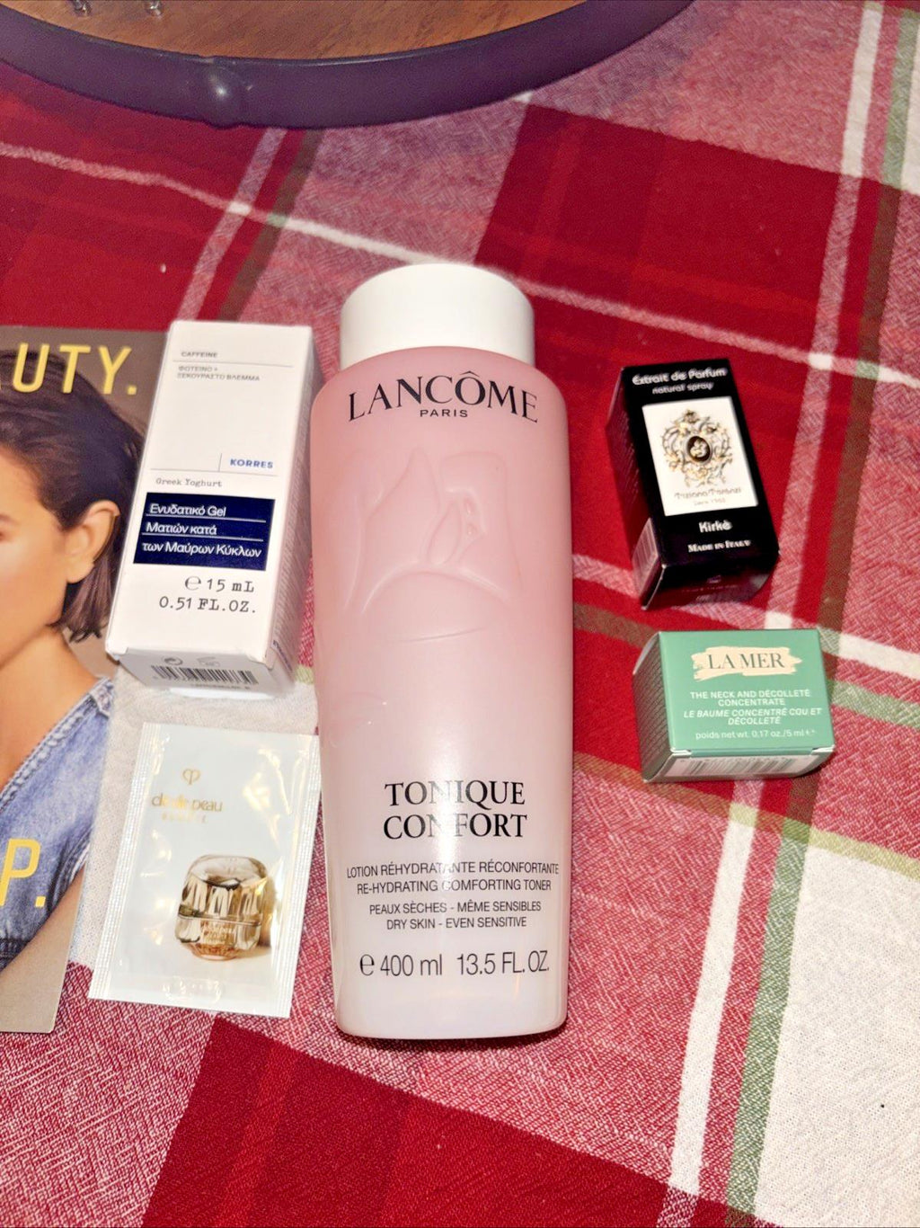 Kirke La Mer beauty Lancome Eye cream holiday Perfume Birthday ?? gift Travel