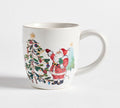 pottery barn Christmas Country Santa Mug Coffee Cup holiday Snowman gift new mom