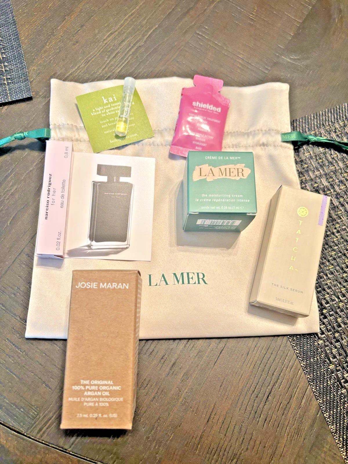 La Mer Silk bag moisturizer beauty holiday perfume gift party Birthday set mom p