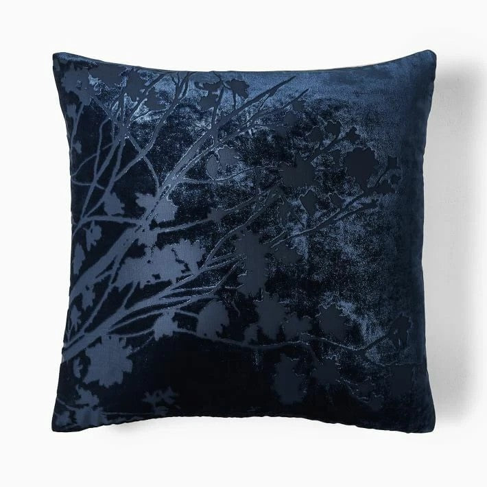 Pottery Barn West Elm BLUE Pillow Cover Holiday gift Party Birthday wedding girl